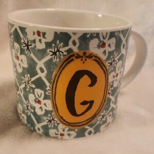 Anthropologie Alexandre Dumas Unique “G” Coffee Mug
